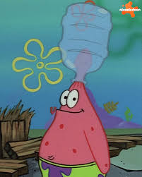 Patrick Water Bottle Blank Meme Template