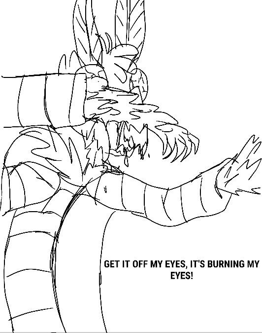 GET IT OFF MY EYES, IT'S BURNING MY EYES! Blank Meme Template