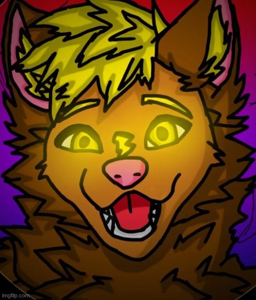 forgot to put this here, but heres a cropped version of the latest art of my fursona! sorry i've been gone so long! | image tagged in it's from my pfp from tiktok,please don't steal | made w/ Imgflip meme maker
