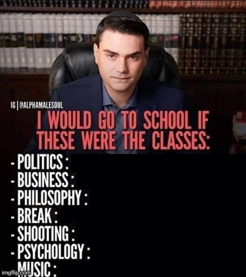 Here's the template if anybody wants it: | image tagged in i would go to school if these were the classes | made w/ Imgflip meme maker