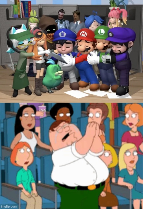 Me when I saw this scene | image tagged in smg4,family guy,sad but true | made w/ Imgflip meme maker