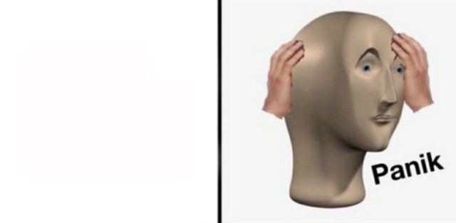 Panik Blank Meme Template