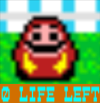 0 life left | image tagged in shitpost,mappy,hopping mappy,gaming,arcade game | made w/ Imgflip meme maker