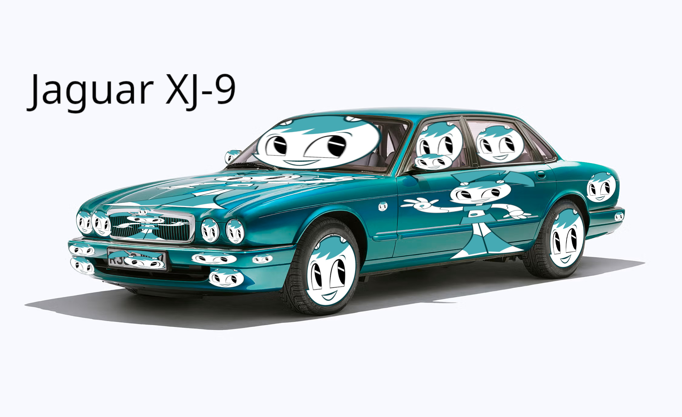 My favorite car | image tagged in mlaatr,shitpost,photoshop,jaguar,car,nicktoons | made w/ Imgflip meme maker