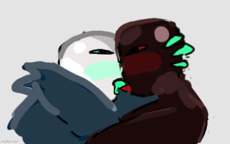 hey guyys check out my men kissing drawing | made w/ Imgflip meme maker