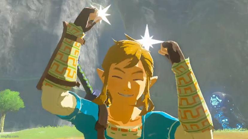 happy link | image tagged in happy link | made w/ Imgflip meme maker