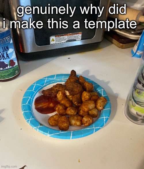 THE DINO NUGGIES??!?!?!?!!! | genuinely why did i make this a template | image tagged in the dino nuggies | made w/ Imgflip meme maker