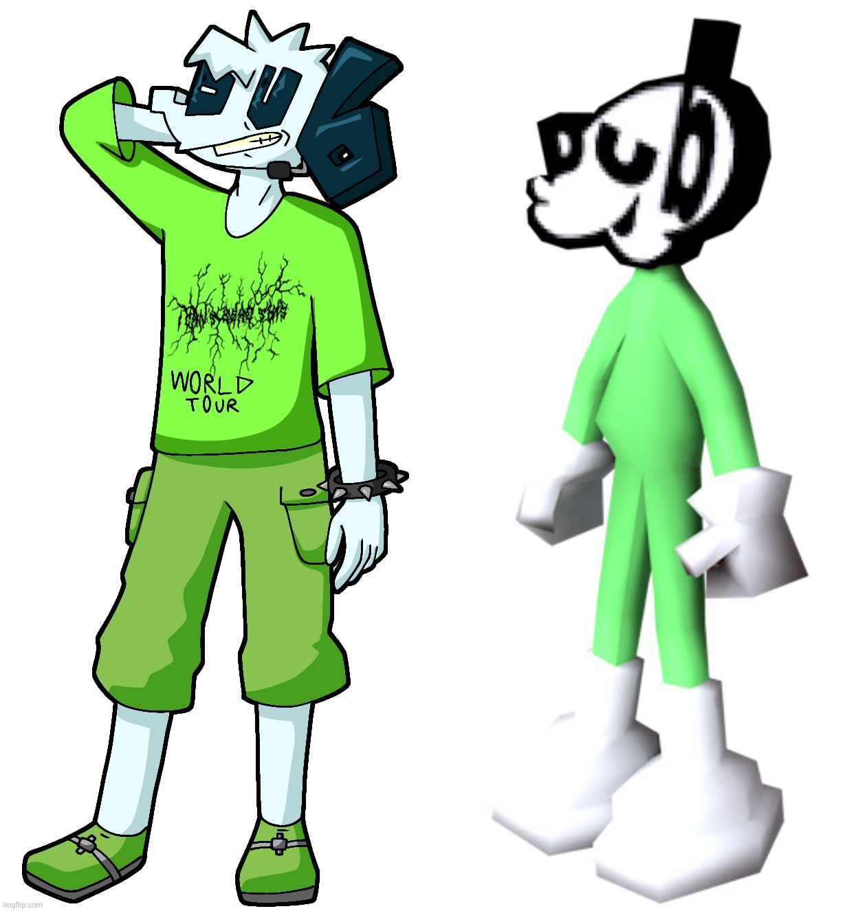 Glow up or glow down chat (the shirt literally says "I CAN'T READ THIS") | made w/ Imgflip meme maker