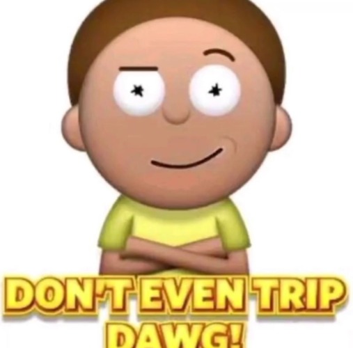 dont even trip dawg! | image tagged in dont even trip dawg | made w/ Imgflip meme maker