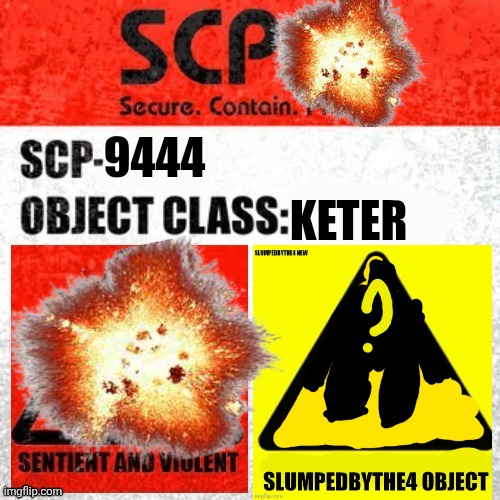 SCP-9444 Blank Meme Template