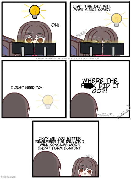 image tagged in idea,comic,light bulb,disappearing,remember,noooooooooooooooooooooooo | made w/ Imgflip meme maker