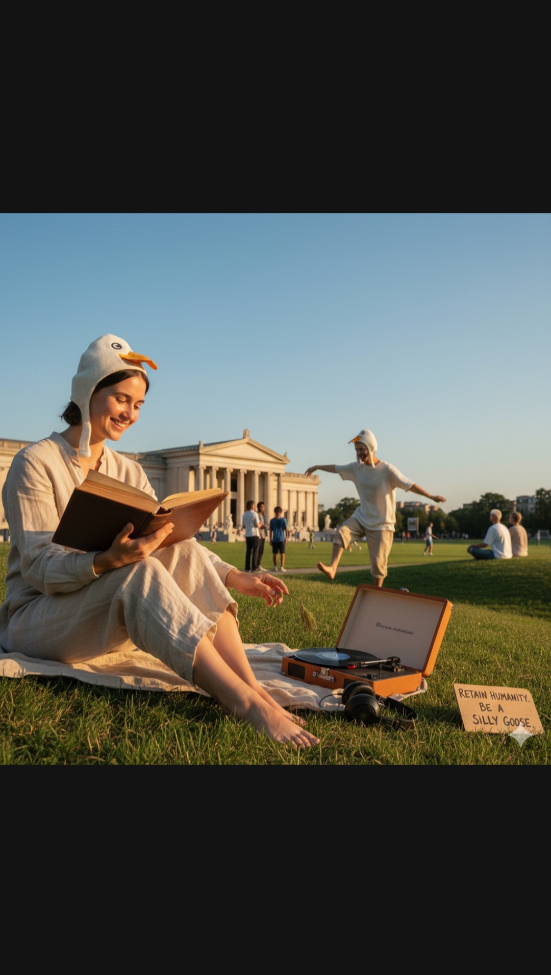 Silly Goose Blank Meme Template