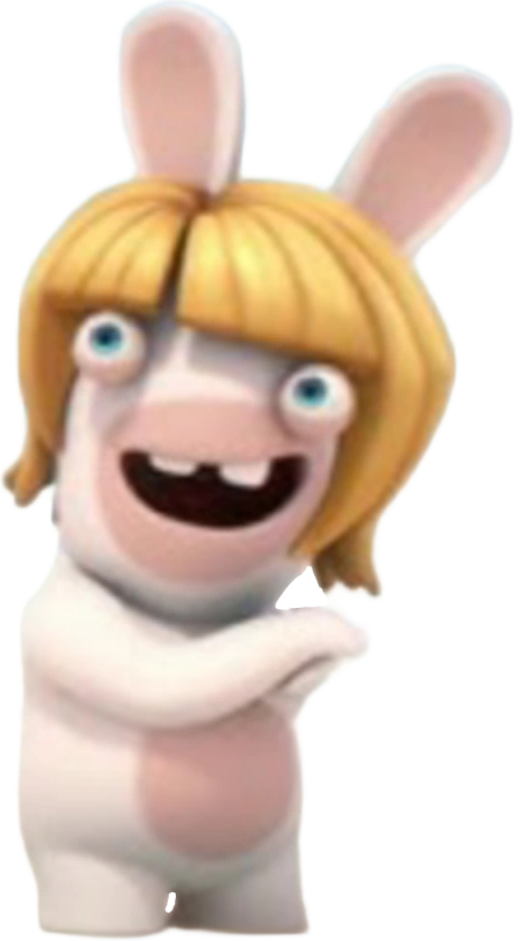 Female rabbid Blank Meme Template