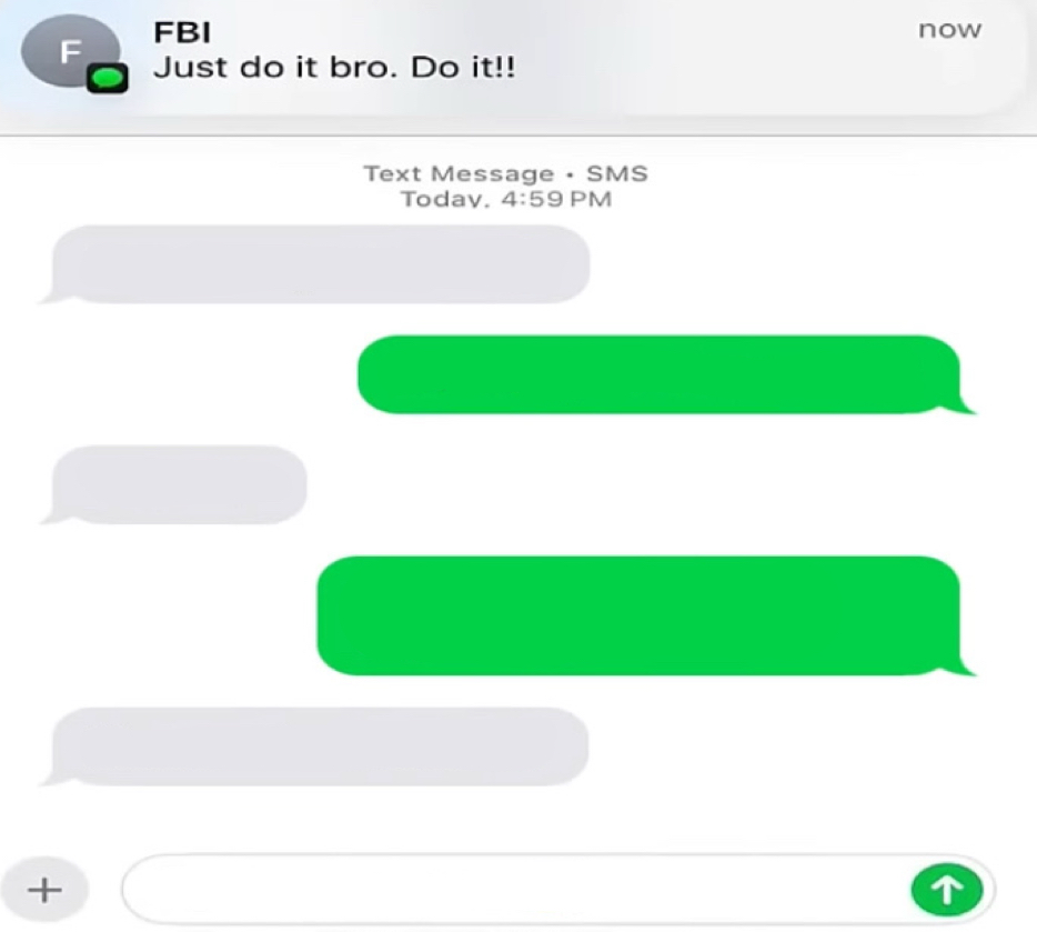 FBI text Blank Meme Template