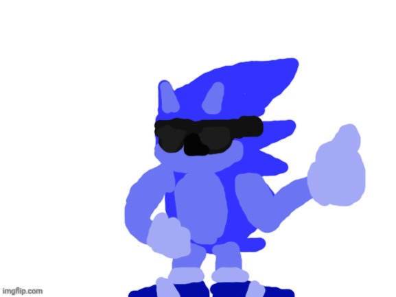 Sonic Cool | image tagged in blank white template | made w/ Imgflip meme maker