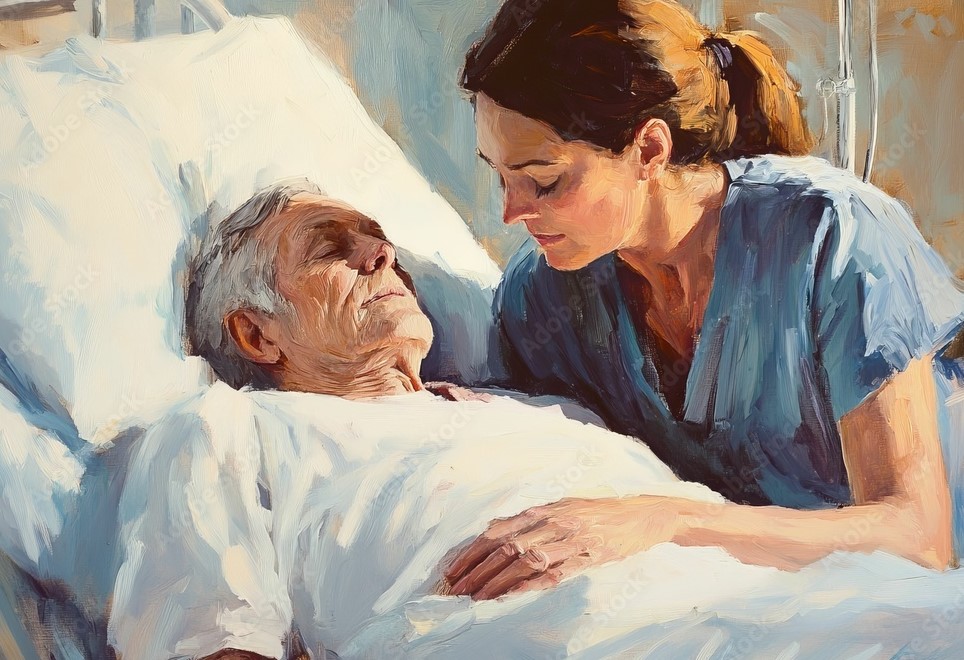 Death bed Blank Meme Template