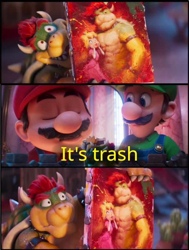 Bowser Painting Blank Meme Template