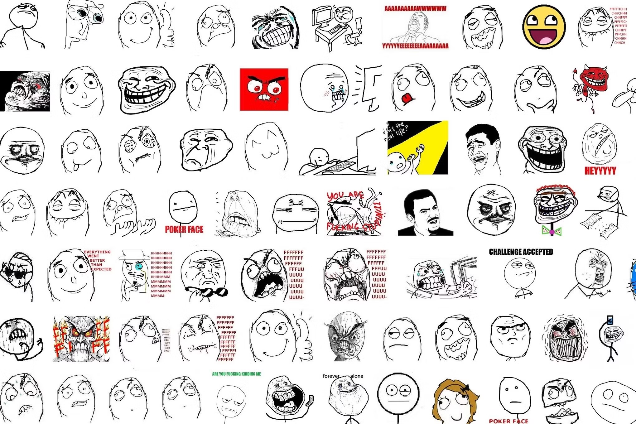 Rage comics Blank Meme Template