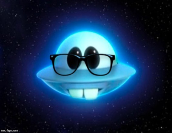 Nerd ufo | image tagged in nerd ufo | made w/ Imgflip meme maker