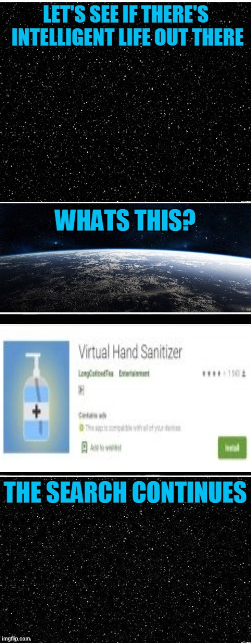 i know im late but i wanted to do this | image tagged in the search continues | made w/ Imgflip meme maker