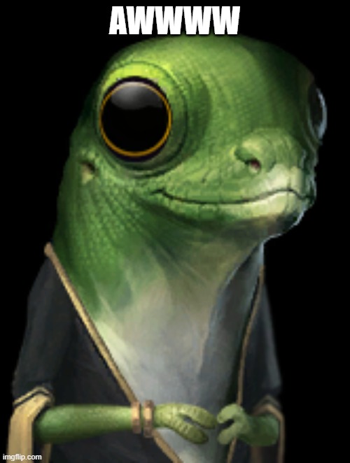 awwww... | AWWWW | image tagged in stellaris geco | made w/ Imgflip meme maker