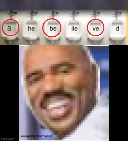 image tagged in low quality sbeve harvey | made w/ Imgflip meme maker