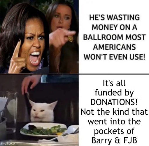It cracks me up when Lefty screams about someone else "wasting money." | It's all funded by
DONATIONS!
Not the kind that
went into the
pockets of
Barry & FJB | image tagged in memes,everything lefty does wasres money,other peoples money,lefty promotes theft n evil,fjb voters kissmyass | made w/ Imgflip meme maker