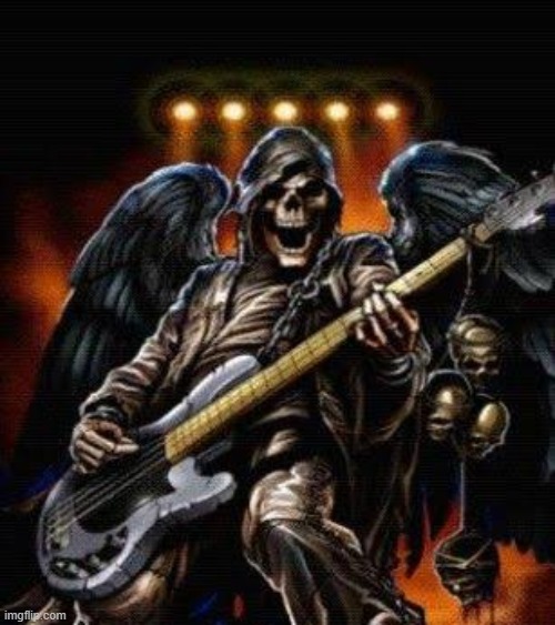 Cool Skeleton with guitar | image tagged in cool skeleton with guitar | made w/ Imgflip meme maker