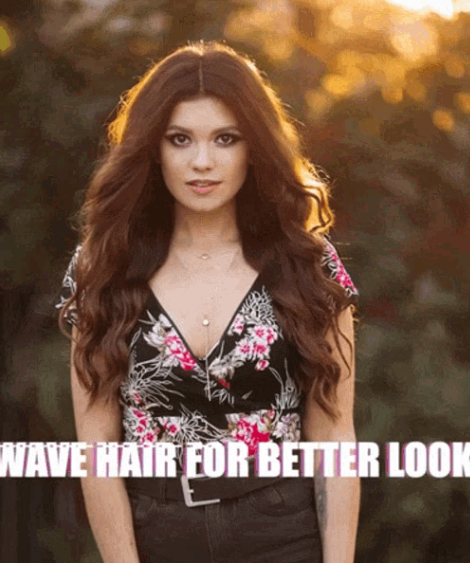 wave hair for better look Blank Meme Template