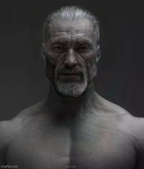 Old Gigachad | image tagged in old gigachad | made w/ Imgflip meme maker