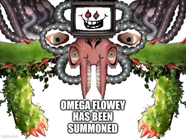 OMEGA FLOWEY
HAS BEEN
SUMMONED | made w/ Imgflip meme maker