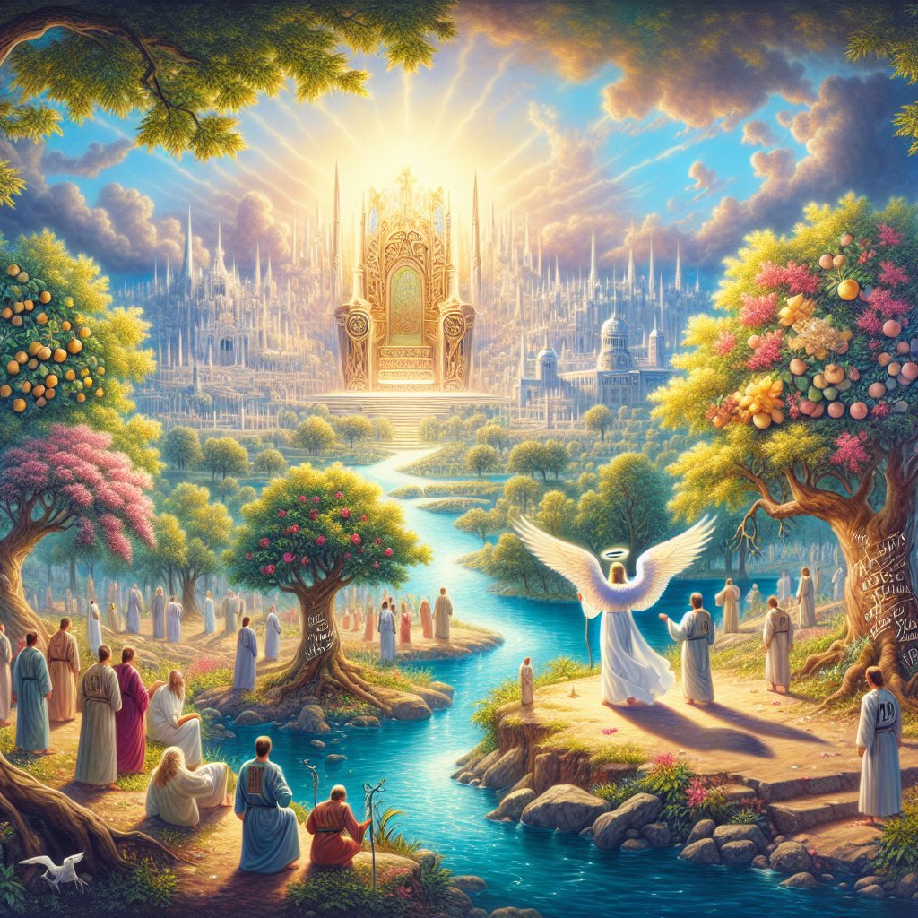 River of life Blank Meme Template