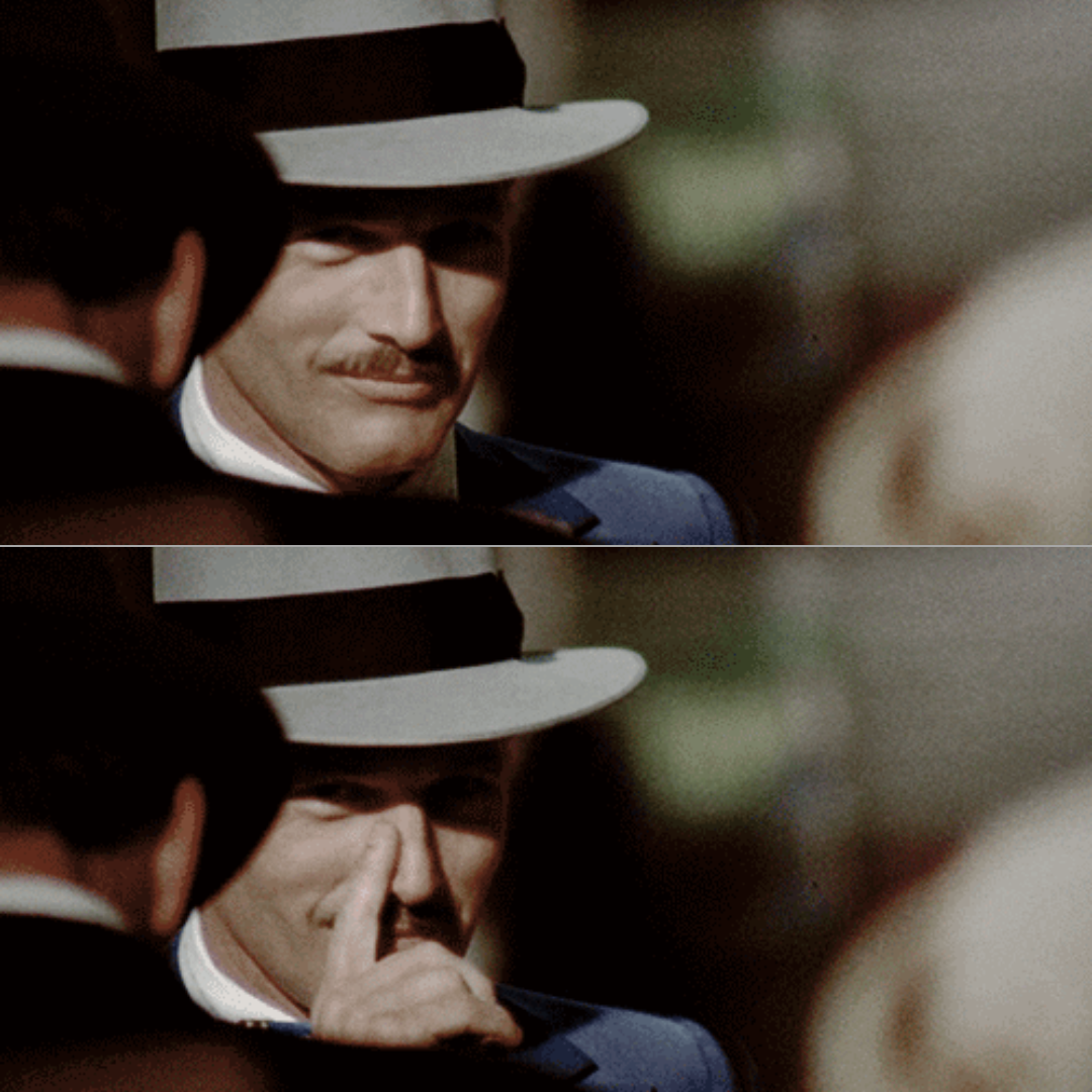 Paul Newman The Sting 2-panel Blank Meme Template