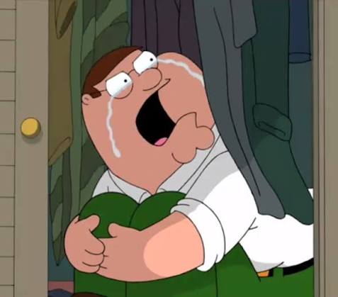 Peter Griffin Crying Blank Meme Template