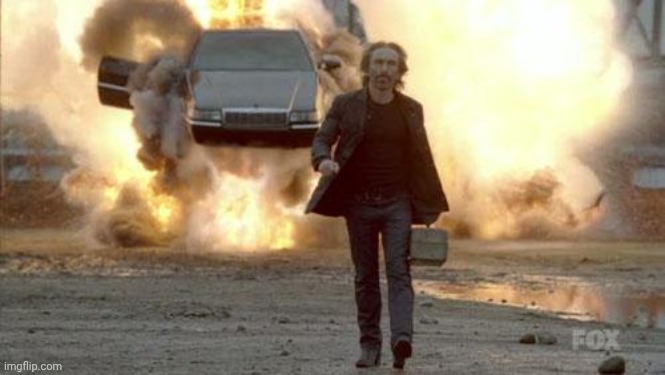Walking from Explosion | image tagged in walking from explosion | made w/ Imgflip meme maker