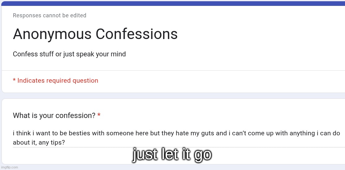 just let it go | made w/ Imgflip meme maker