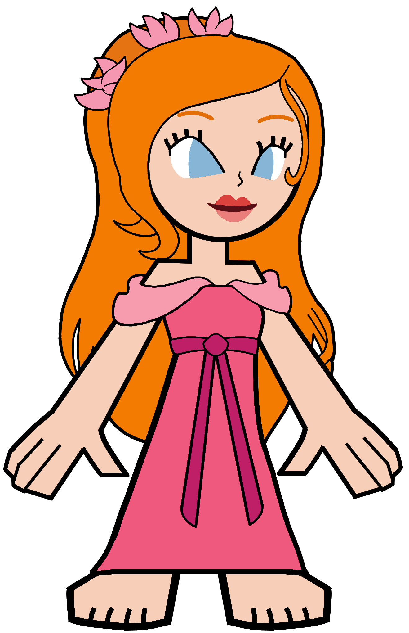 Giselle of Andalasia in Hero 108 Style Blank Meme Template