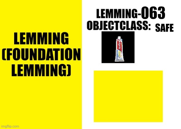 Lemming-063 Blank Meme Template