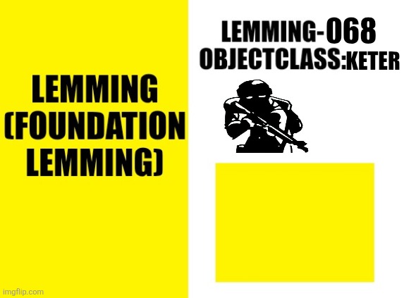 LEMMING-068 Blank Meme Template