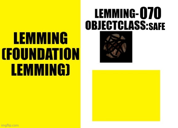 Lemming-070 Blank Meme Template