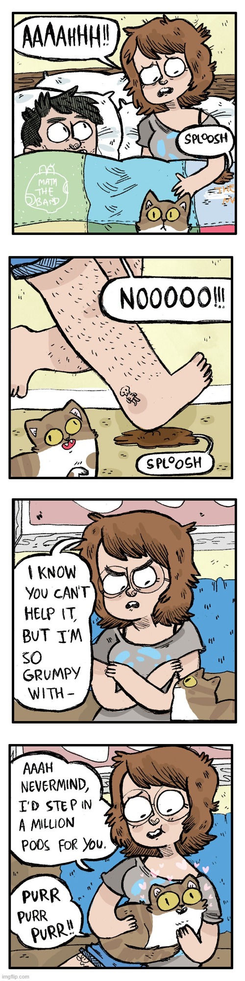 image tagged in bed,cat,poo,eww,ewww,ewwww | made w/ Imgflip meme maker