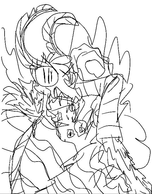 Angry alastor Blank Meme Template