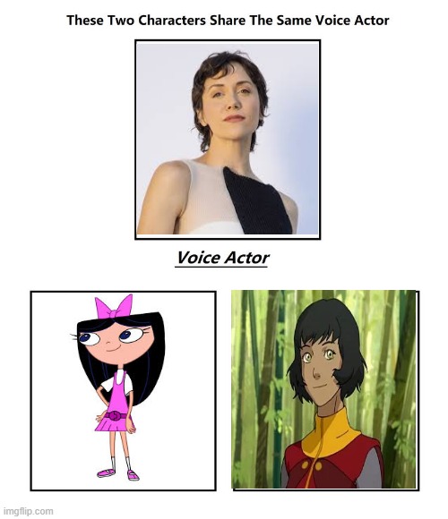 Alyson Stoner | image tagged in same voice actor,alyson stoner,phineas and ferb,the legend of korra,diisney,nickelodeon | made w/ Imgflip meme maker