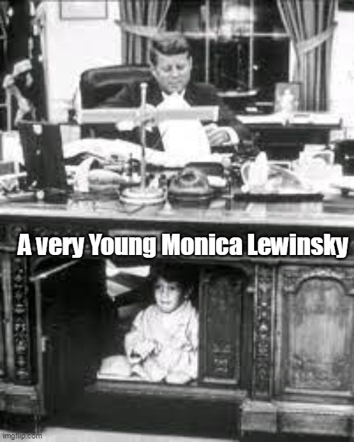 A very Young Monica Lewinsky | made w/ Imgflip meme maker