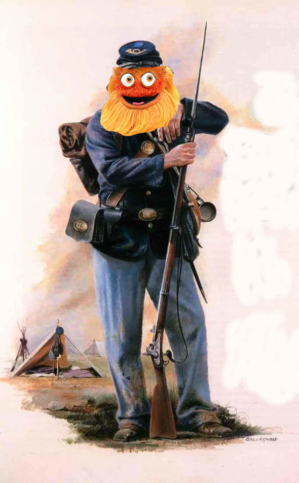 Gritty the Fascist Fighter Blank Meme Template