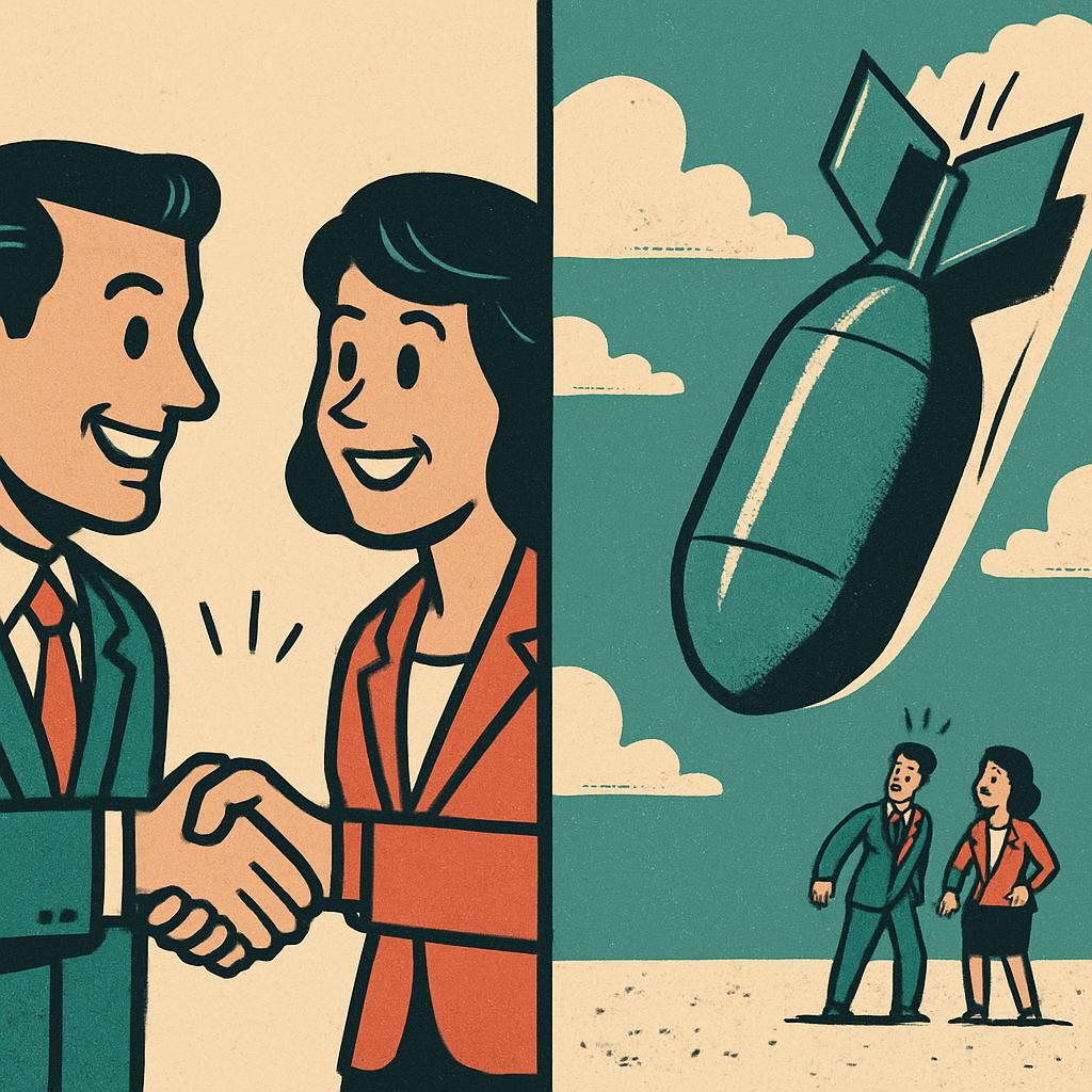 agreement ruined Blank Meme Template