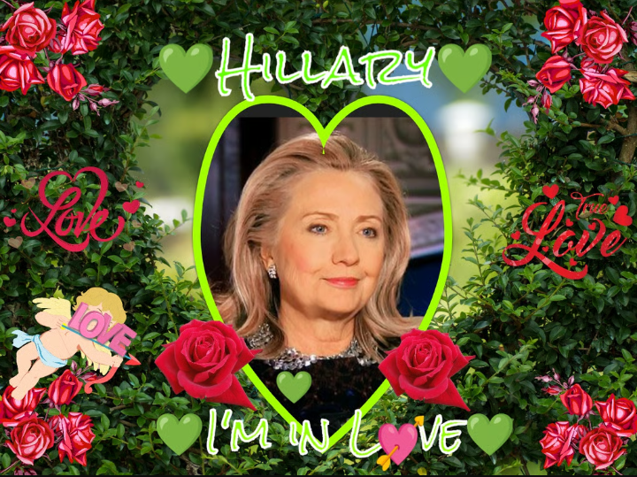 Hillary Clinton Heart Throbbing Beautiful Blank Meme Template