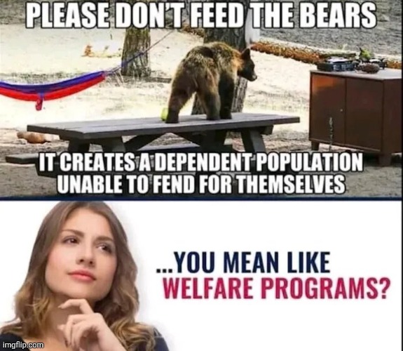 Yogi would be angry | image tagged in hand outs,socialism,democrats democratting,government corruption,made easy | made w/ Imgflip meme maker