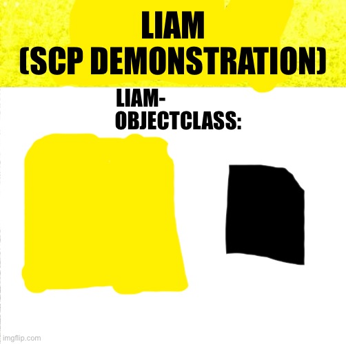 Liam Label Empty Blank Meme Template