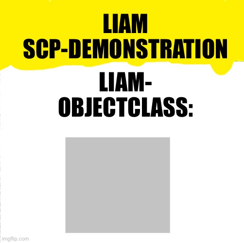 Liam Label Empty 2 Blank Meme Template